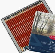 derwent pencils tin